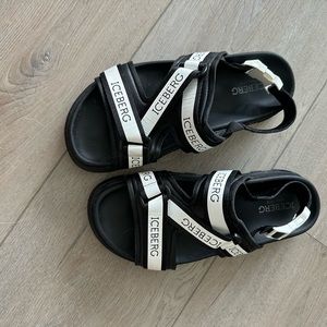 Iceberg shoes , natural leather , collection of that summer
